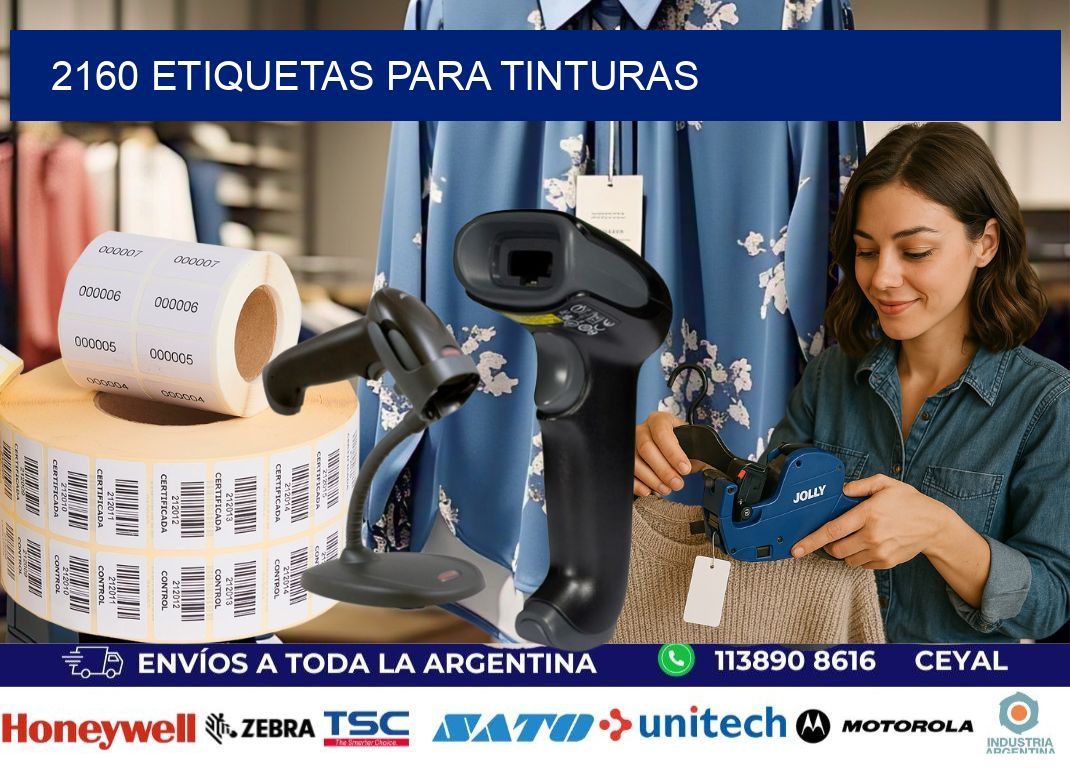 2160 Etiquetas para tinturas