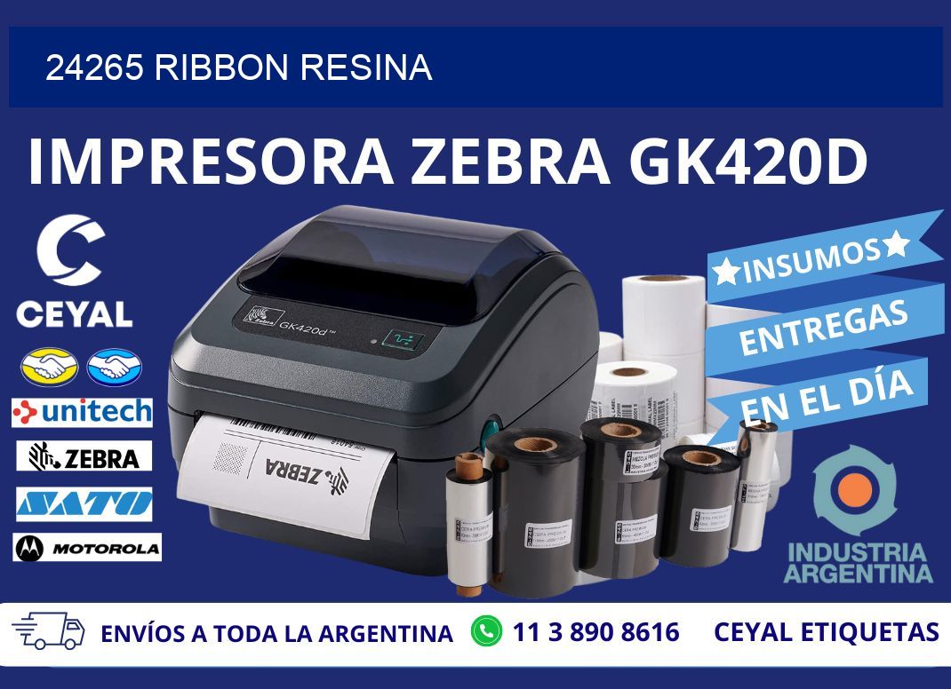 24265 Ribbon resina