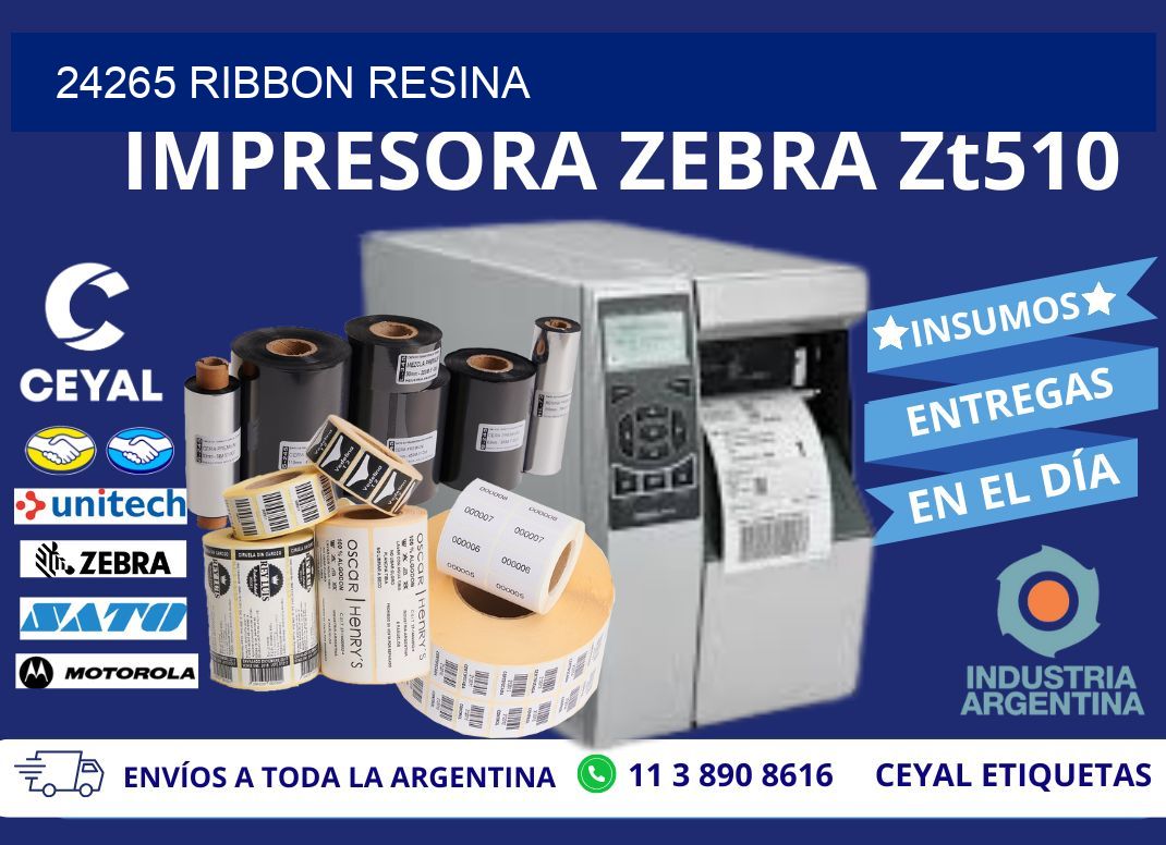 24265 Ribbon resina