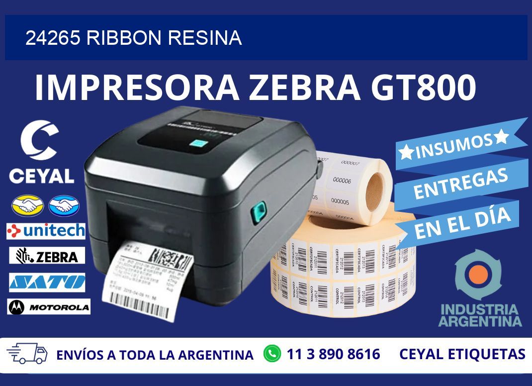 24265 Ribbon resina