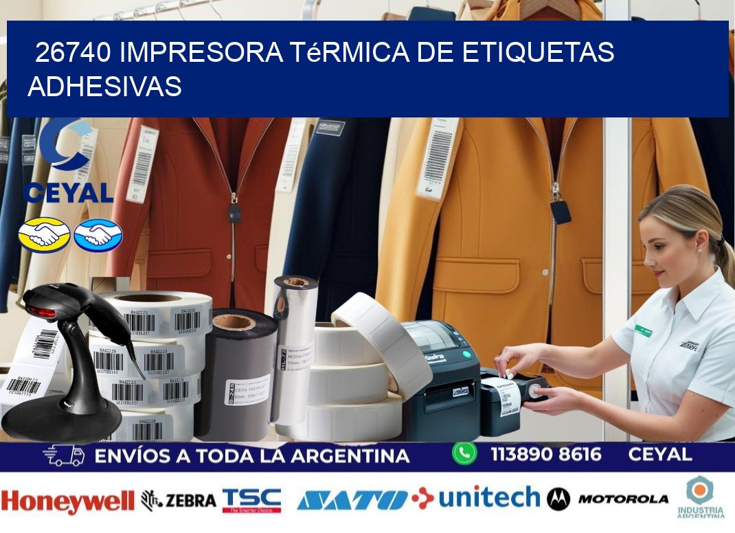 26740 Impresora térmica de etiquetas adhesivas