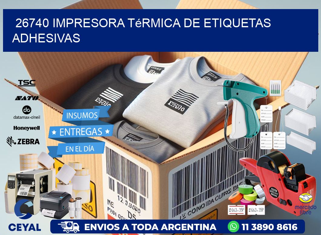 26740 Impresora térmica de etiquetas adhesivas