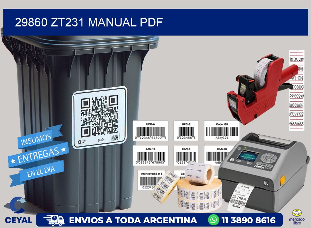 29860 ZT231 manual PDF