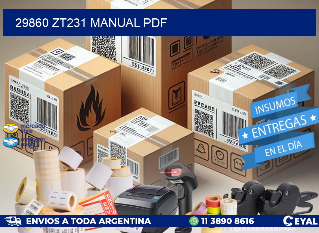 29860 ZT231 manual PDF
