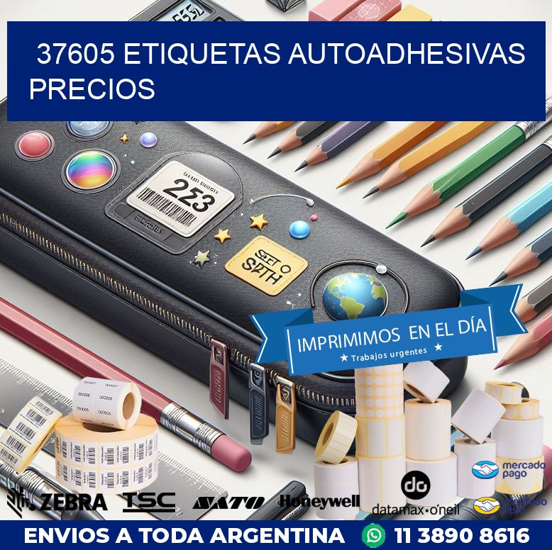 37605 Etiquetas autoadhesivas precios