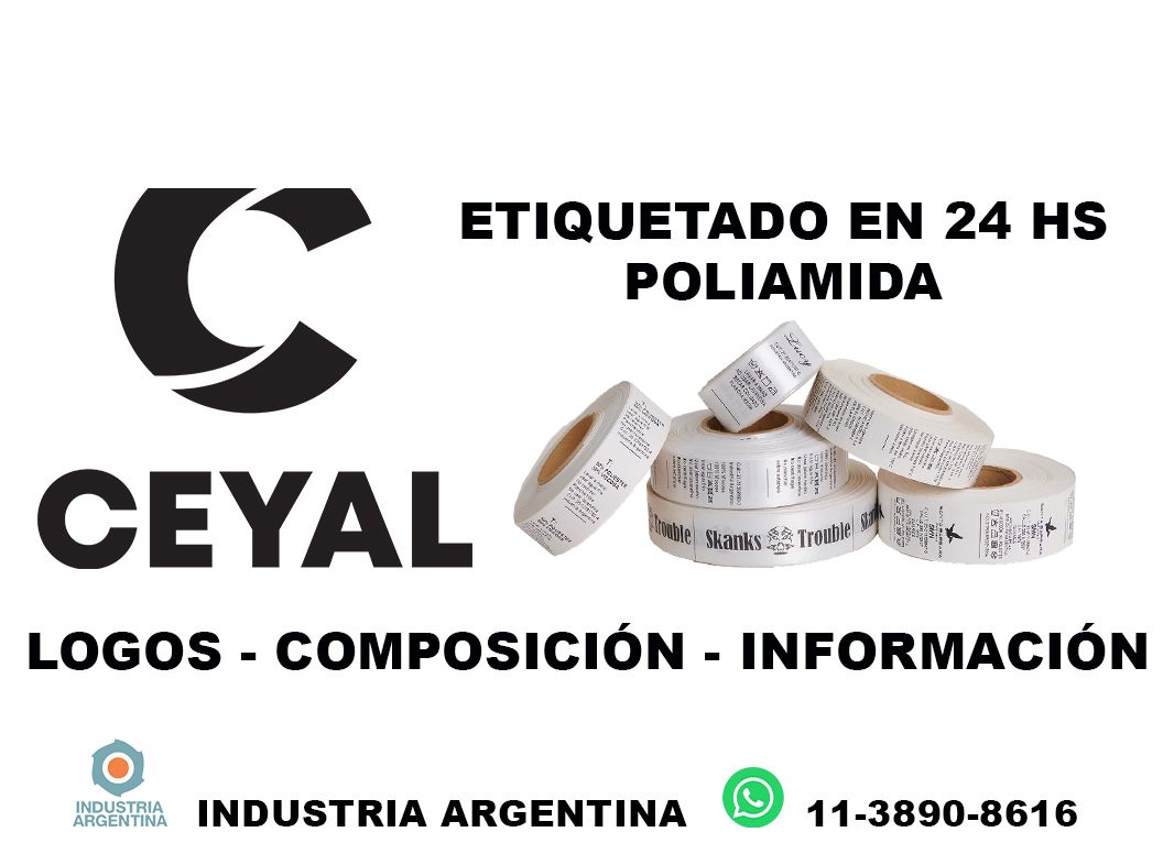 39045 Etiquetas con código de barras para ropa