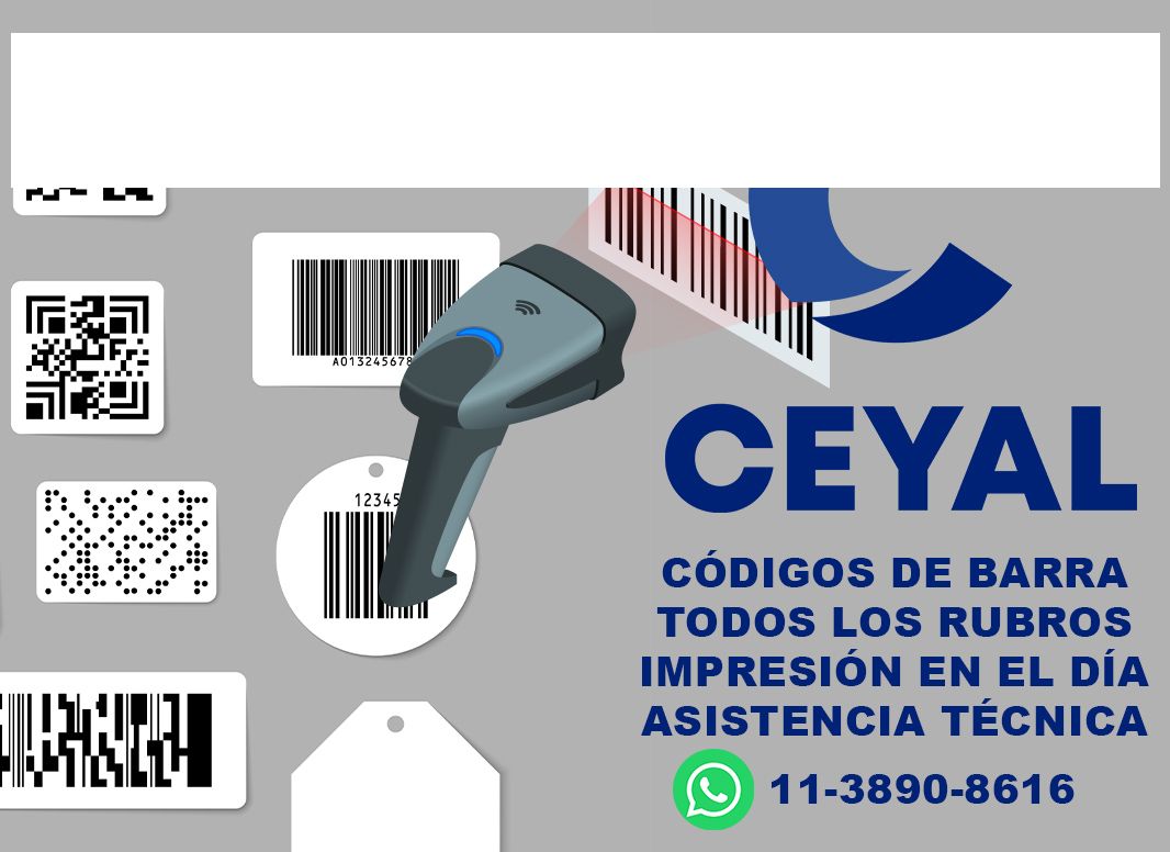 39045 Etiquetas con código de barras para ropa