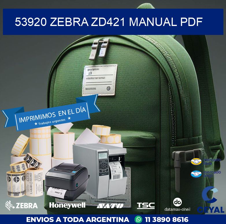 53920 Zebra ZD421 manual PDF