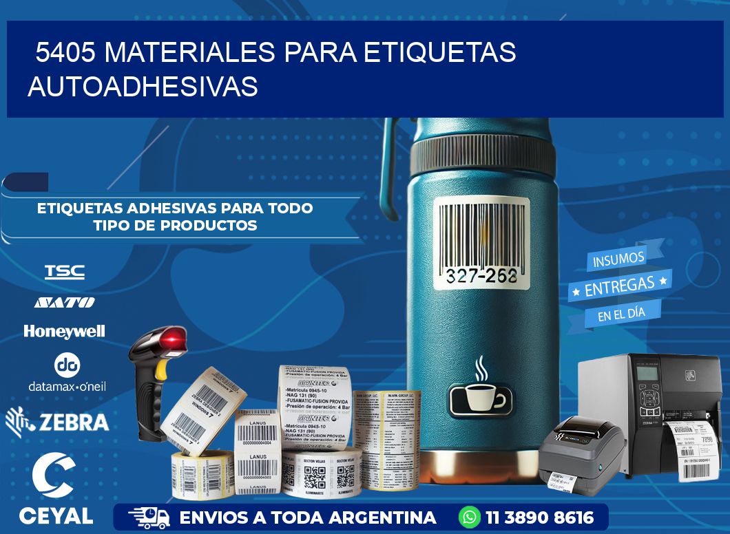 5405 materiales para etiquetas autoadhesivas