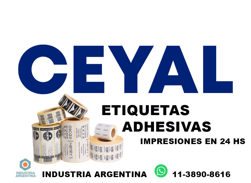 5725 Etiquetas para limpieza y perfumería