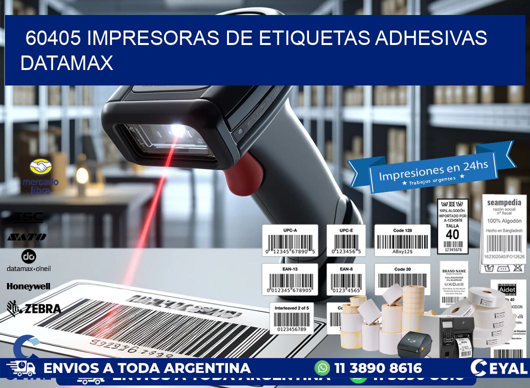 60405 impresoras de etiquetas adhesivas datamax