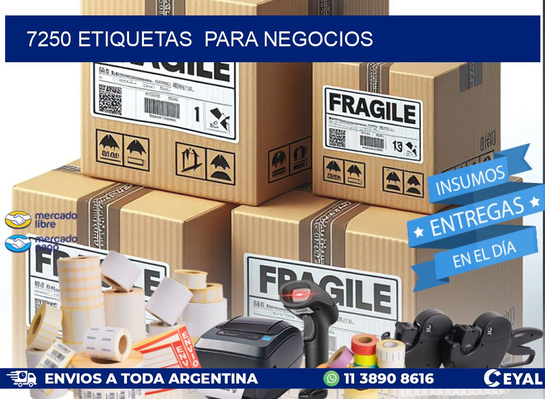 7250 etiquetas  para negocios