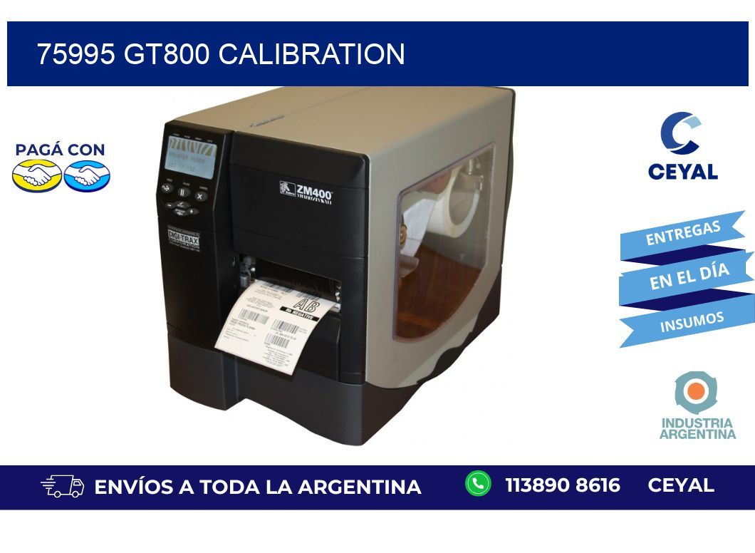 75995 GT800 Calibration