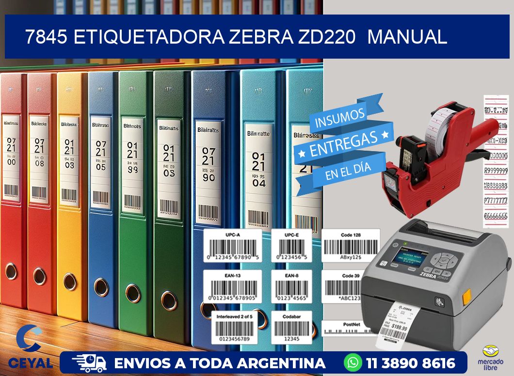 7845 Etiquetadora Zebra ZD220  manual