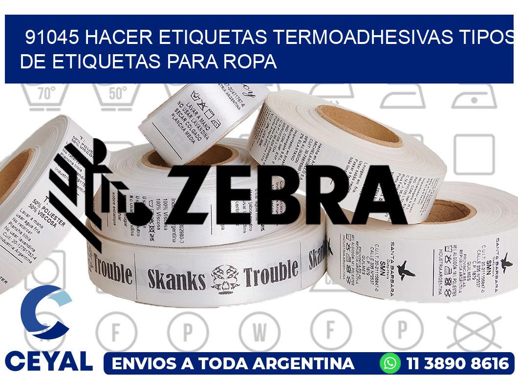 91045 hacer etiquetas termoadhesivas tipos de etiquetas para ropa