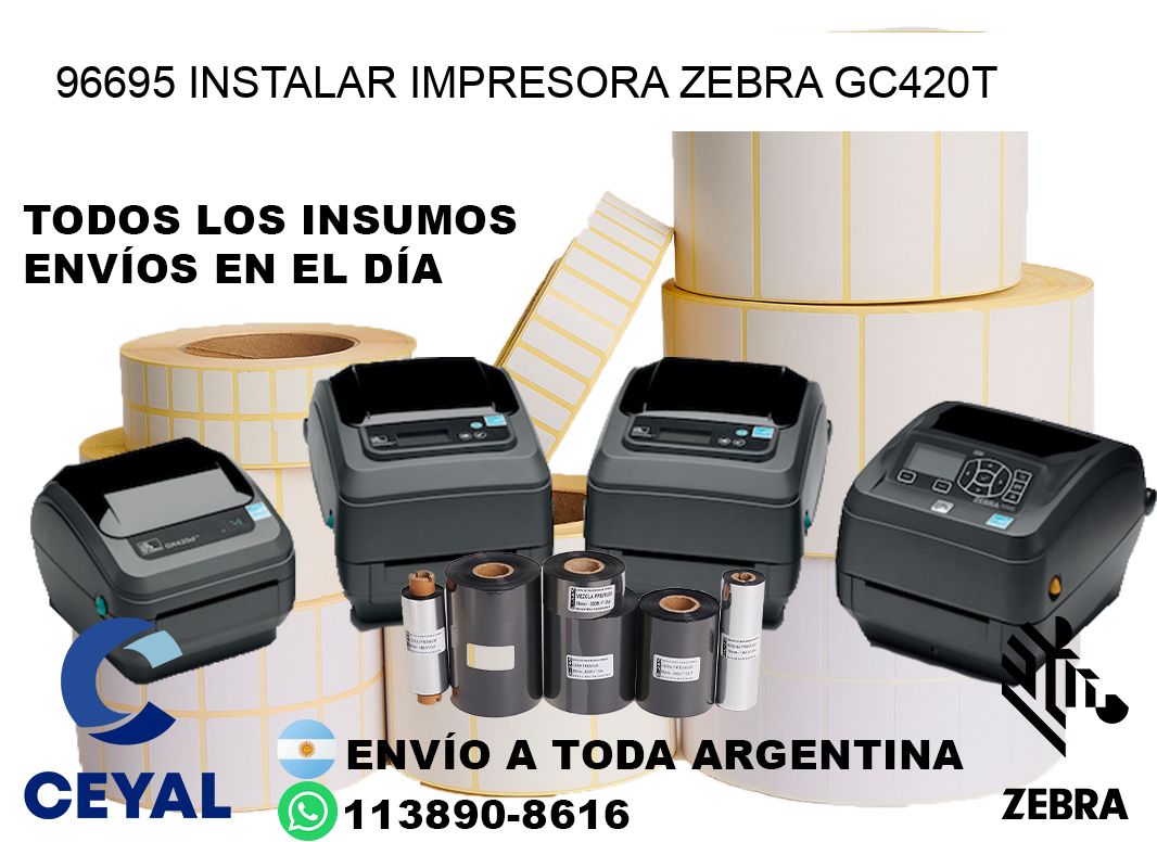 96695 Instalar impresora Zebra GC420t