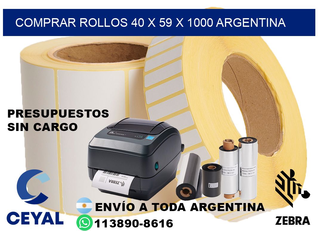 Comprar Rollos 40 x 59 x 1000 argentina