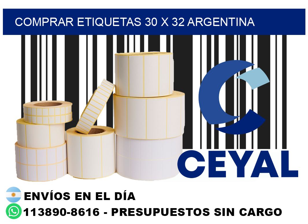Comprar etiquetas 30 x 32 argentina