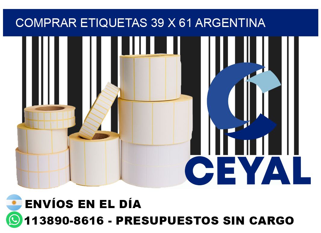 Comprar etiquetas 39 x 61 argentina
