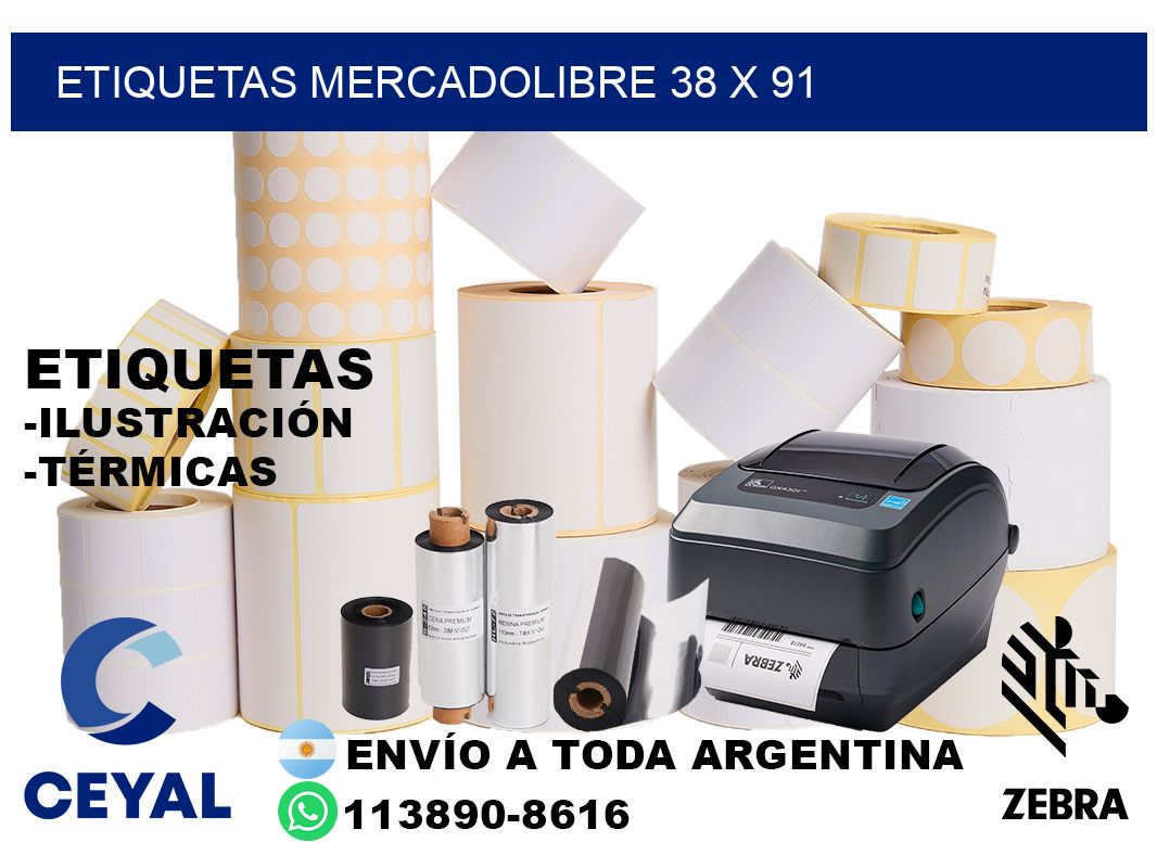 etiquetas mercadolibre 38 x 91