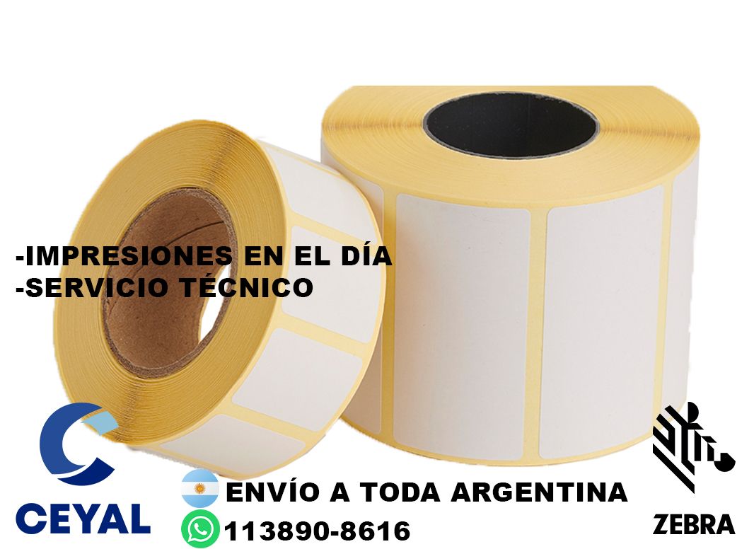 etiquetas personalizada  25 x 85 x 1000
