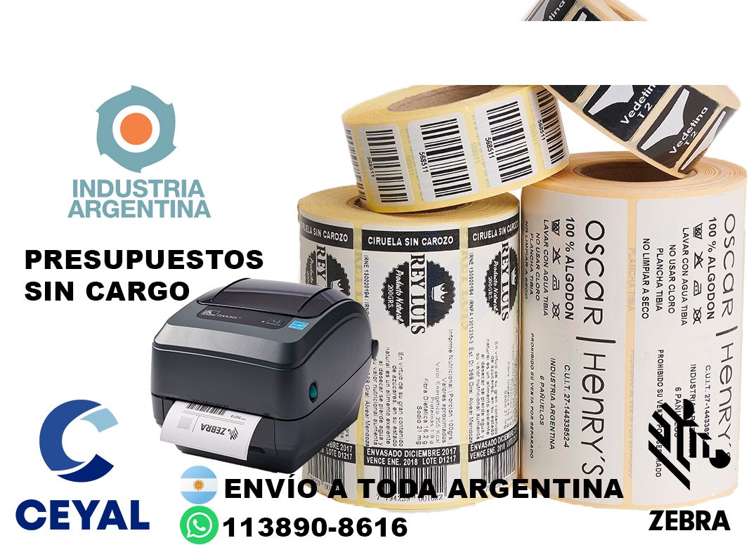 etiquetas personalizada  46 x 64 x 1000