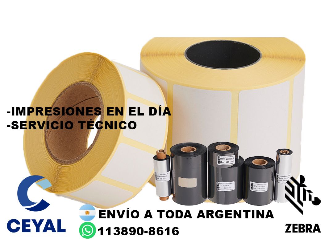 etiquetas personalizada  71 x 60 x 1000
