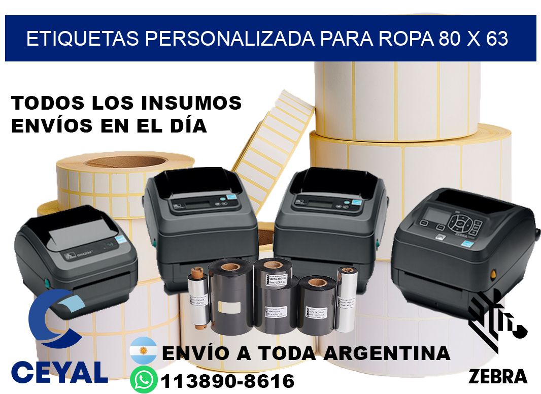 etiquetas personalizada para ropa 80 x 63