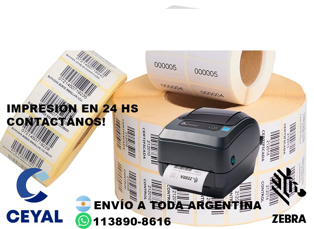 etiquetas100x150 mercadolibre  x 1000 tambien tenemos 53 x 54