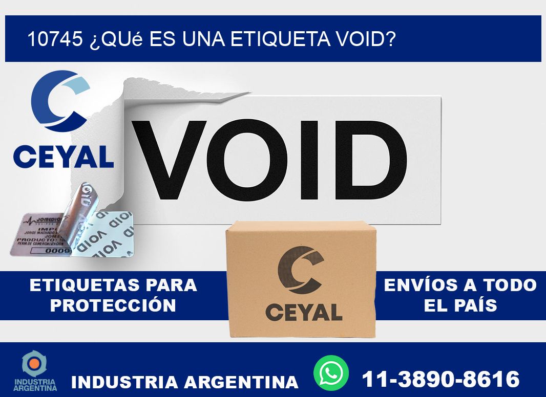 10745 ¿Qué es una etiqueta void?