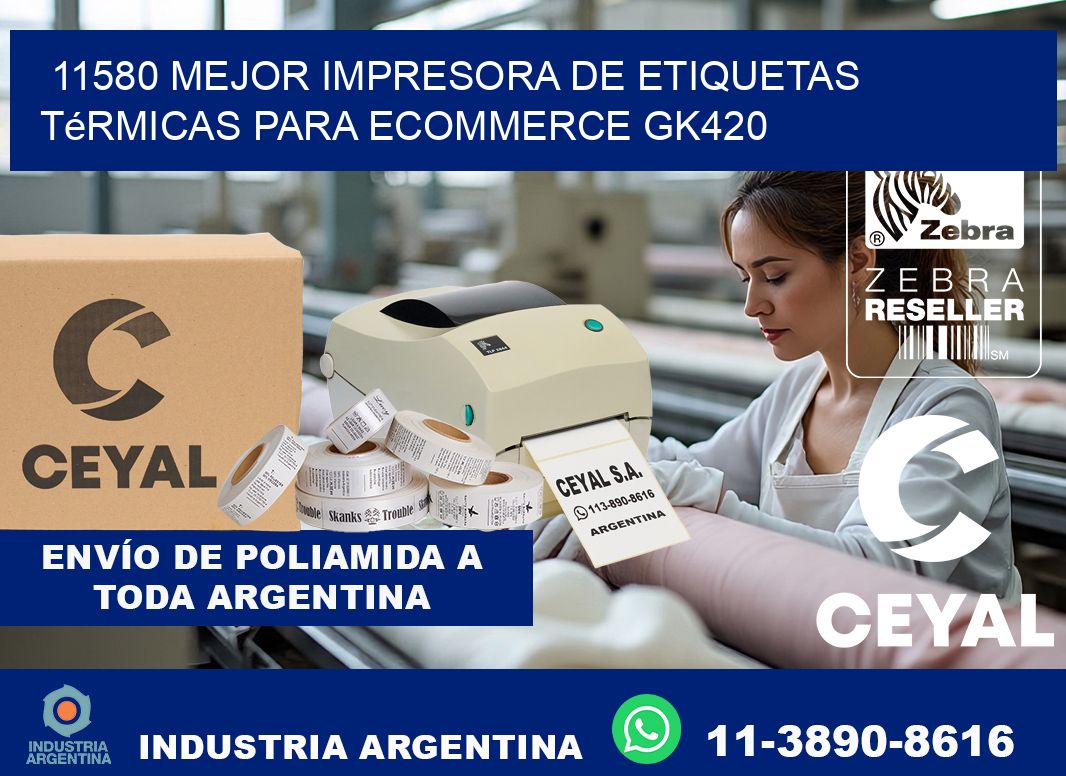 11580 mejor impresora de etiquetas térmicas para ecommerce GK420