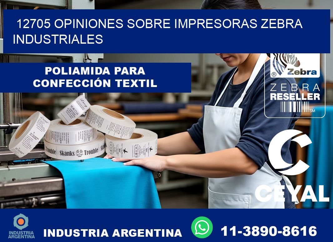 12705 opiniones sobre impresoras zebra industriales