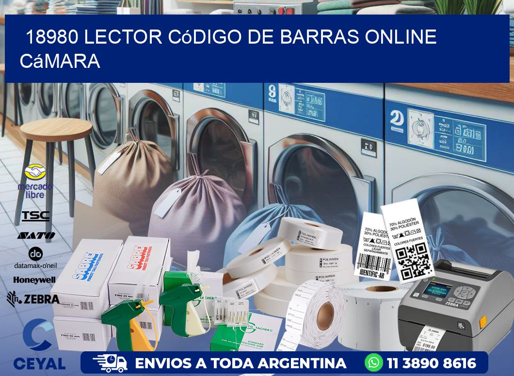 18980 Lector código de barras online cámara