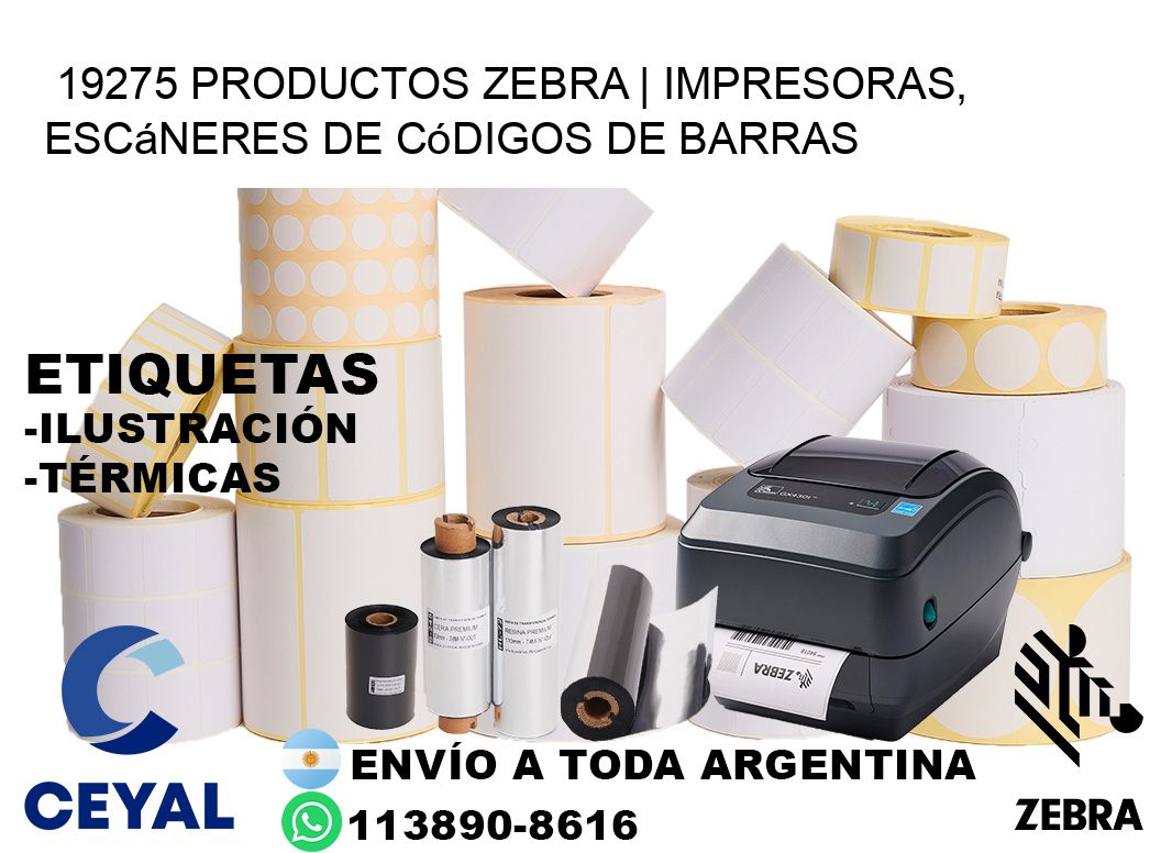 19275 Productos Zebra | Impresoras, escáneres de códigos de barras