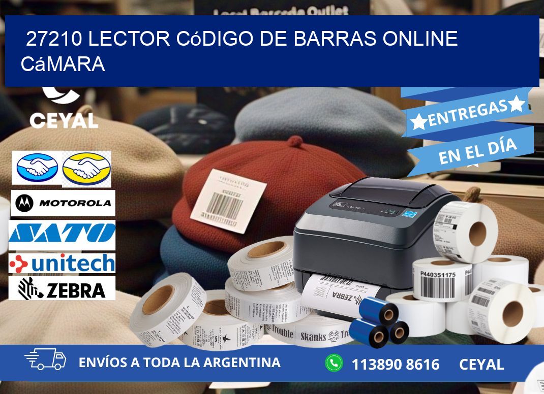 27210 Lector código de barras online cámara