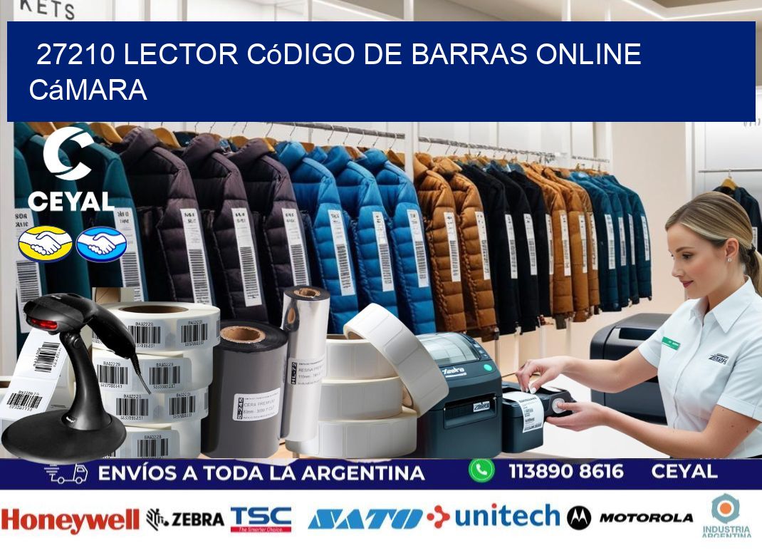 27210 Lector código de barras online cámara