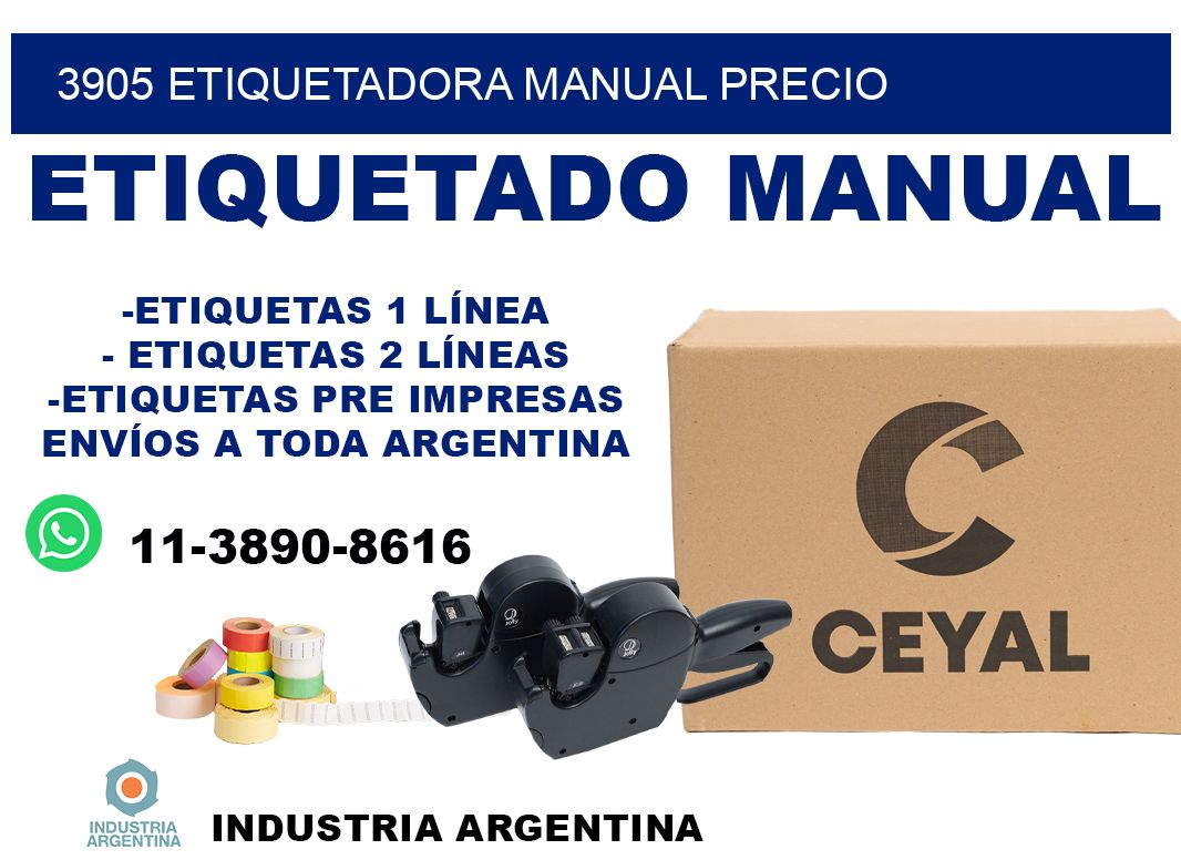 3905 etiquetadora manual precio