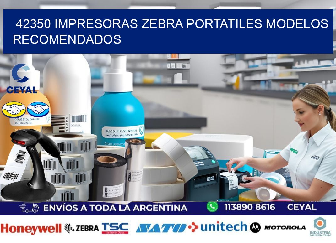 42350 impresoras zebra portatiles modelos recomendados