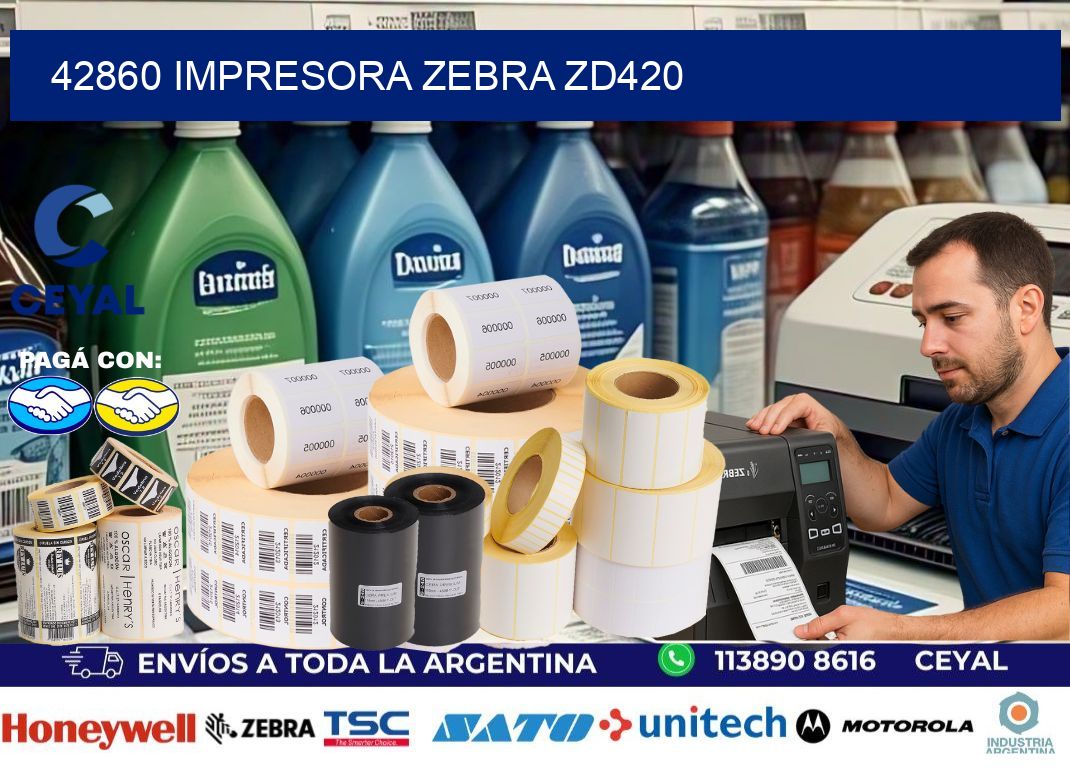 42860 Impresora Zebra ZD420