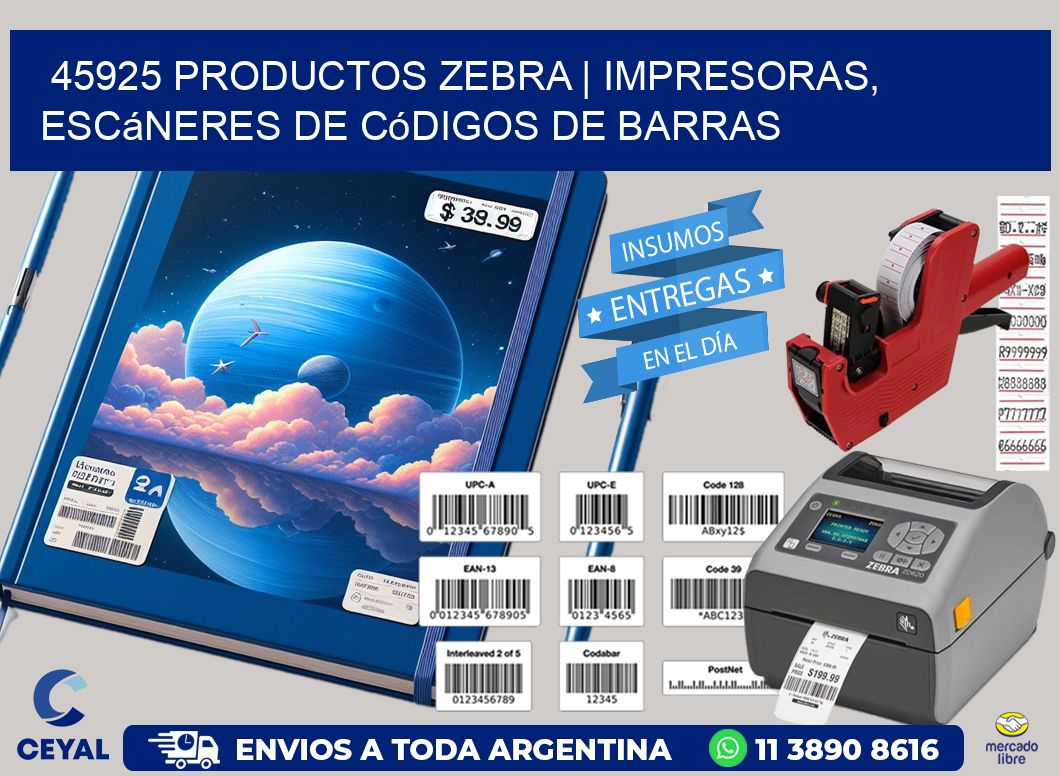 45925 Productos Zebra | Impresoras, escáneres de códigos de barras