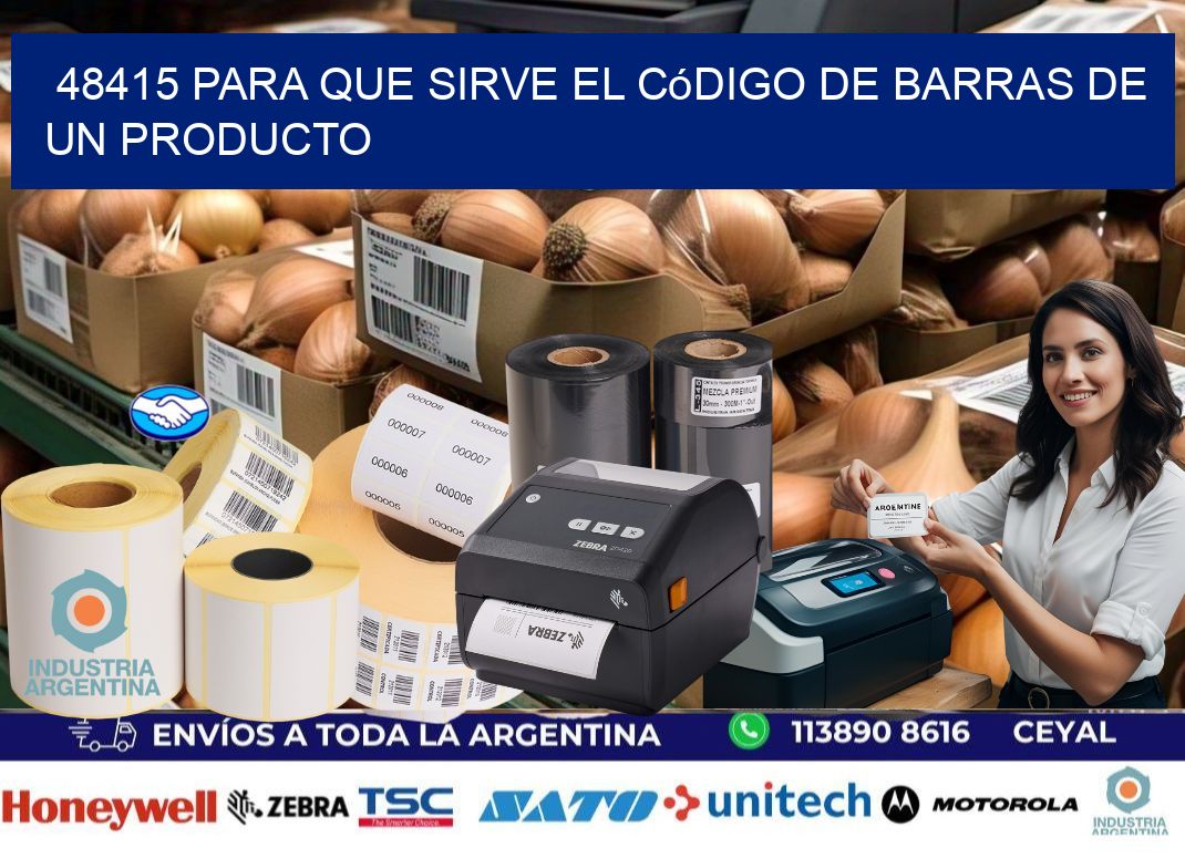 48415 Para que sirve el código de barras de un producto