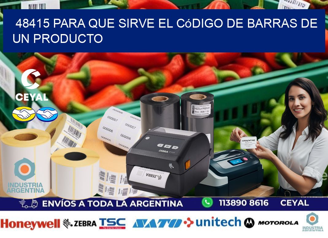 48415 Para que sirve el código de barras de un producto