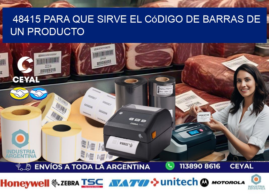 48415 Para que sirve el código de barras de un producto