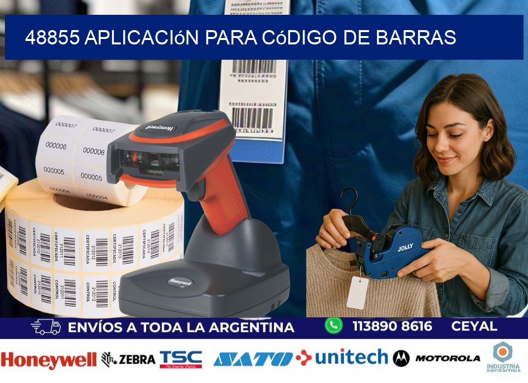 48855 Aplicación para código de barras