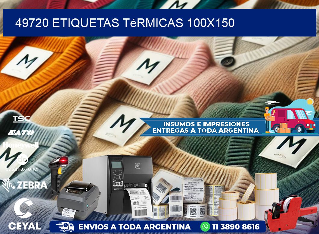 49720 etiquetas térmicas 100x150