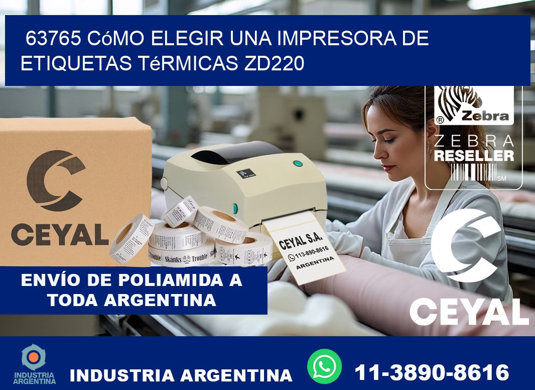 63765 cómo elegir una impresora de etiquetas térmicas ZD220
