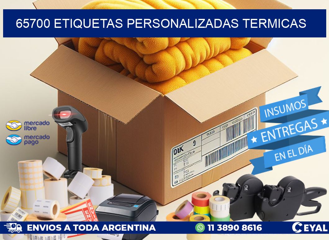 65700 Etiquetas personalizadas termicas