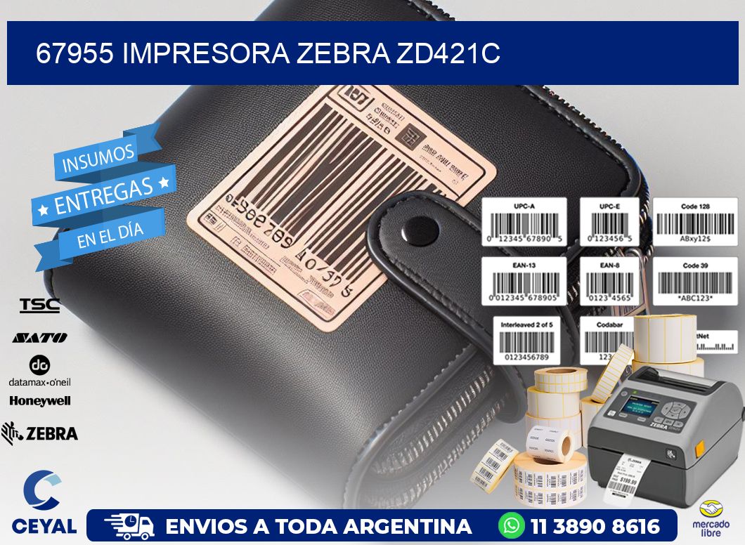 67955 Impresora Zebra zd421c