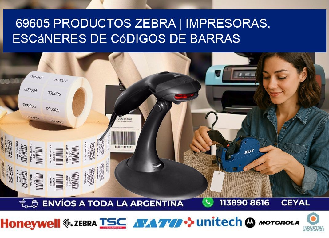 69605 Productos Zebra | Impresoras, escáneres de códigos de barras