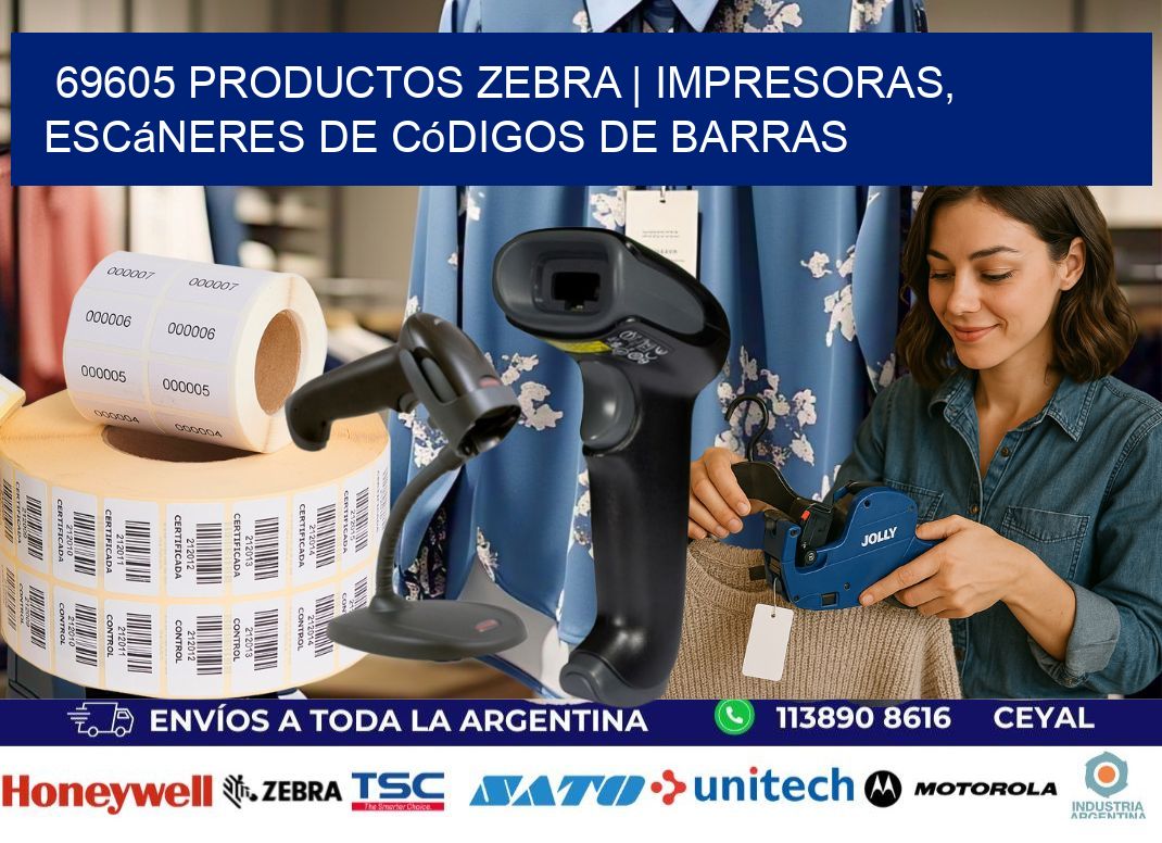 69605 Productos Zebra | Impresoras, escáneres de códigos de barras